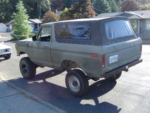 1978 Ford Bronco - Out to the street. It's been awhile