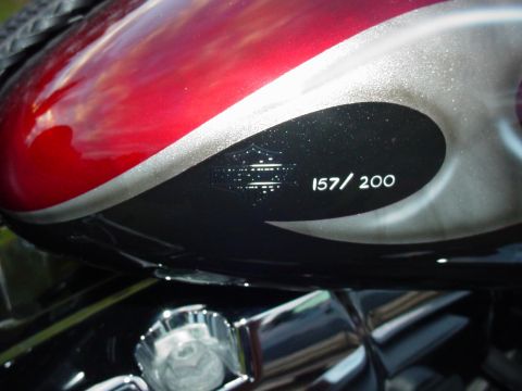 1985 Ford Bronco - This image shows a detail of a motorcycle's gas tank, a limited edition number.