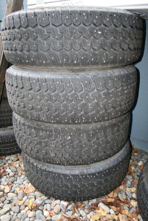 2003 Jeep TJ - Chaparral A/P Steel Radial Studded P235-70-R16 (on rims)