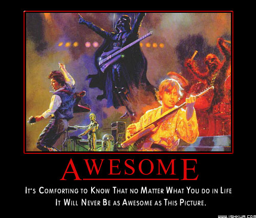 'AWESOME' demotivational poster with Darth Vader; not a vehicle