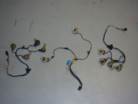 2000 Ford Crown Victoria - Wiring harnesses with light bulbs, likely for automotive lighting components.