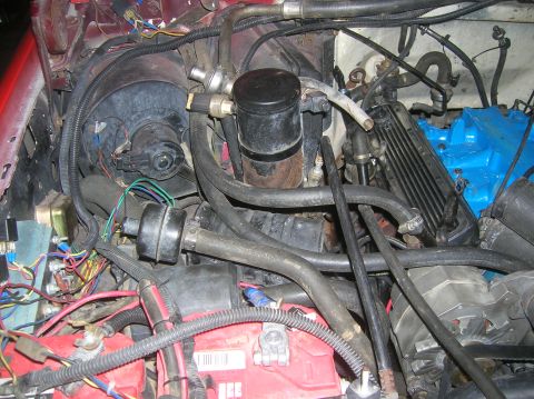 1985 Ford Bronco - passenger side fender equipment mounted