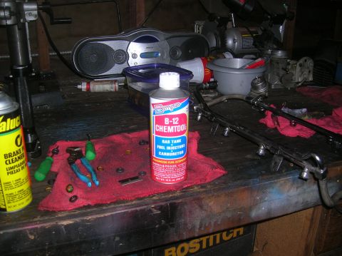 1985 Ford Bronco - this is the cleaner I am using.