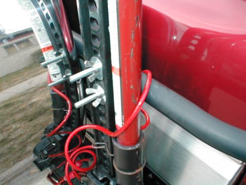 1994 Ford Bronco - Close up of Jack mount on tire rack