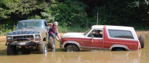1986 Ford Bronco - Hydro-locked my engine.