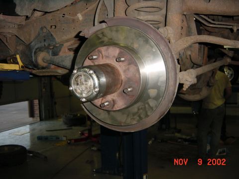1986 Ford Bronco - New rotors on both sides.