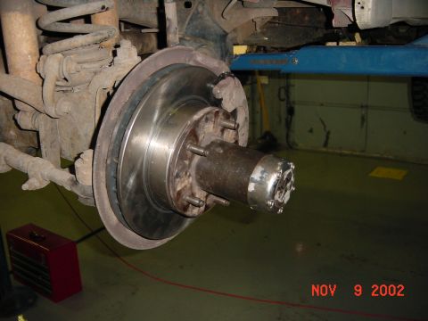 1986 Ford Bronco - New brakes on both sides, and new caliper on passengers side.