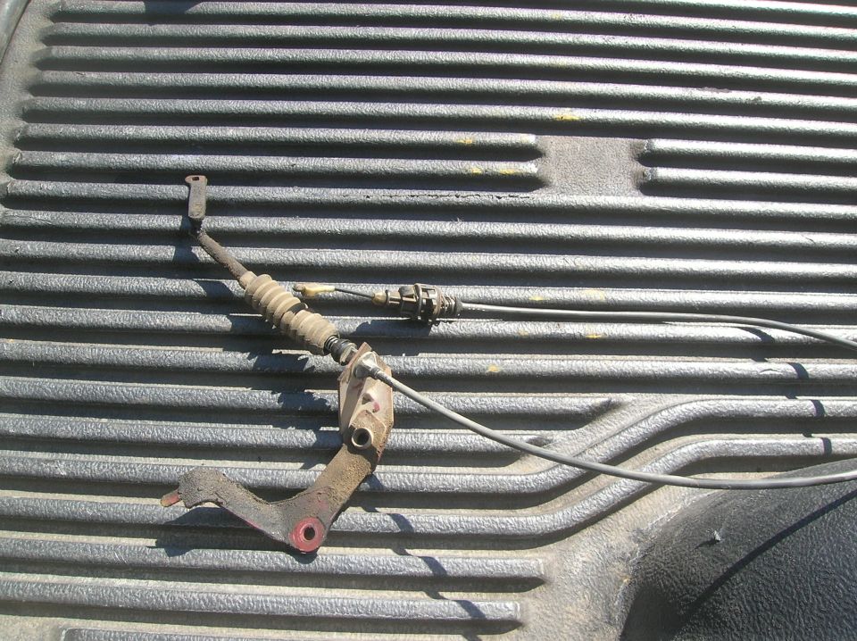 C6 fuel injected kick down cable.