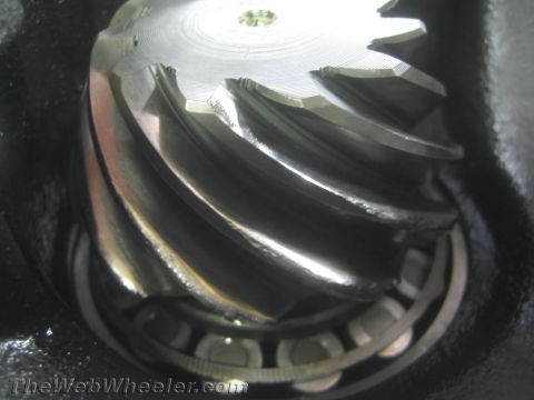 1987 Suzuki Samurai - Differential pinion gear and roller bearings shown in detail.