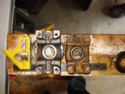 1996 Ford Bronco - 1410 on left, stock on the right