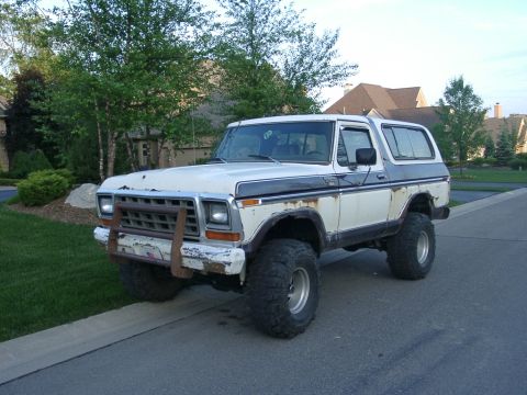 1978 Ford Bronco - This 1978 Ford Bronco is shown with a custom front bumper and off-road tires.