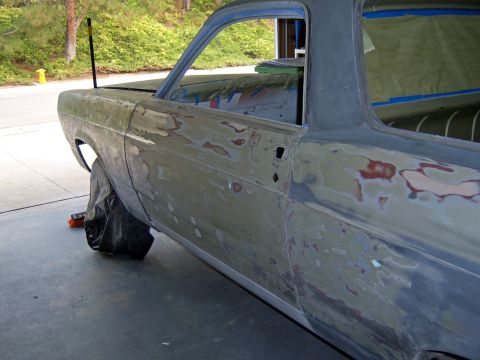1967 Ford Ranchero - sanding