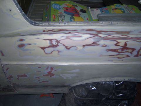 1967 Ford Ranchero - 1/4 panal in progress