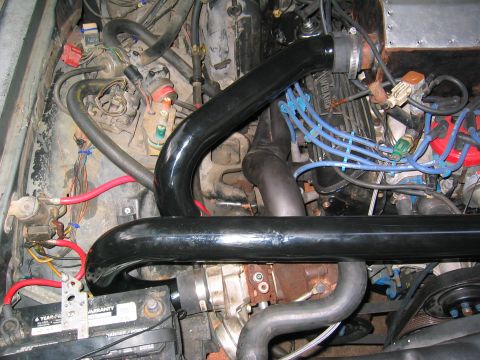 1981 Ford LTD - I made that battery hold down also. Later I moved the battery to the trunk. Which works a lot better. The old battery tray was in sad shape.