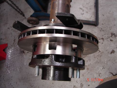 1989 Ford Bronco - This image shows a brake rotor and hub assembly, not a 1989 Ford Bronco.