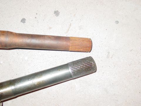 1979 Ford Bronco - 30 vs 35 spline stubs