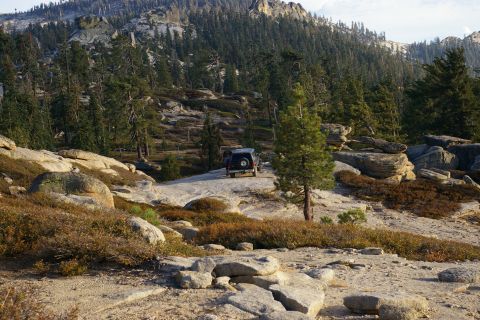 1996 Ford Bronco - Halfway to shuteye peak. There is a fire lookout tower on top of the mountain thats cut off the pic!