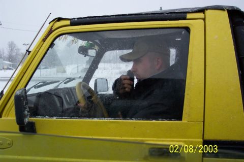 1978 Ford Bronco - Ryan hoping I was going to take a pic of him