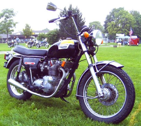 1982 Ford Bronco - John's 1974 Triumph Trident
