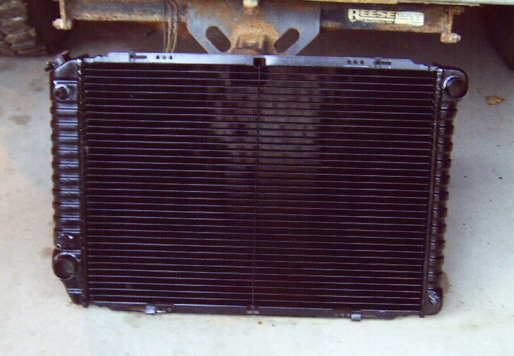 New re-cored radiator - 9/29/07