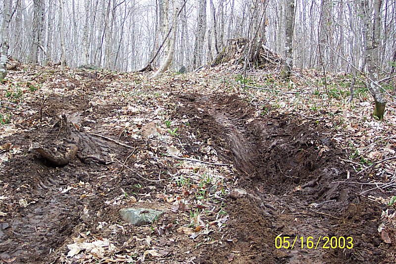 end of trail 17. Nasty.