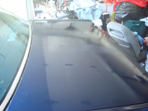 1990 Ford Crown Victoria LTD - First Pic of Trunk After Polish and Wax.