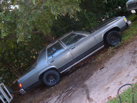 1981 Ford LTD - A week after the paint some kid driving his parents car without permission and with no sleep for two days side swiped me. I called the cops…