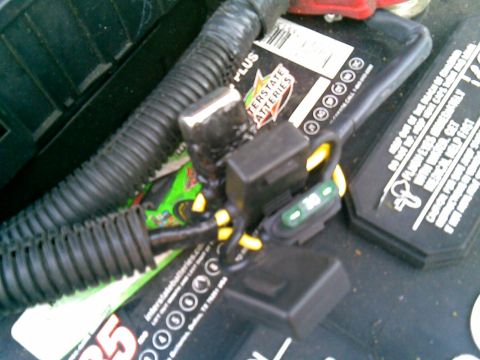 2003 Ford Crown Victoria - 3) 30 amp fuse holders tapping off the positive battery terminal. the fuse for the horn got upgraded to a circuit breaker and sealed in wit…