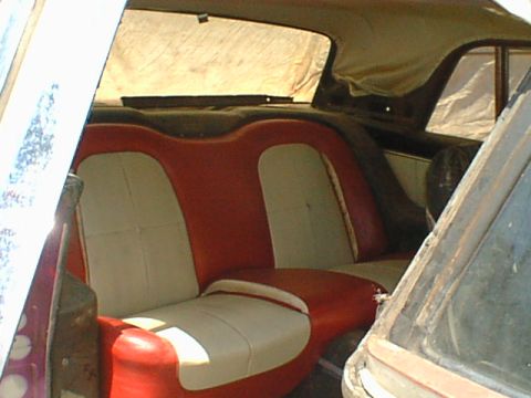 1959 Ford Thunderbird - amazingly the headliner is very nice! back seat came from another car.