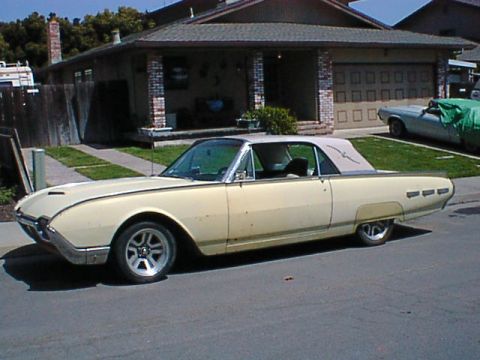 1962 Ford Thunderbird - pretty much where we are right now! 16 inch wheels and washed makes a huge difference. i had to put bug bombs in it because i kept getting…