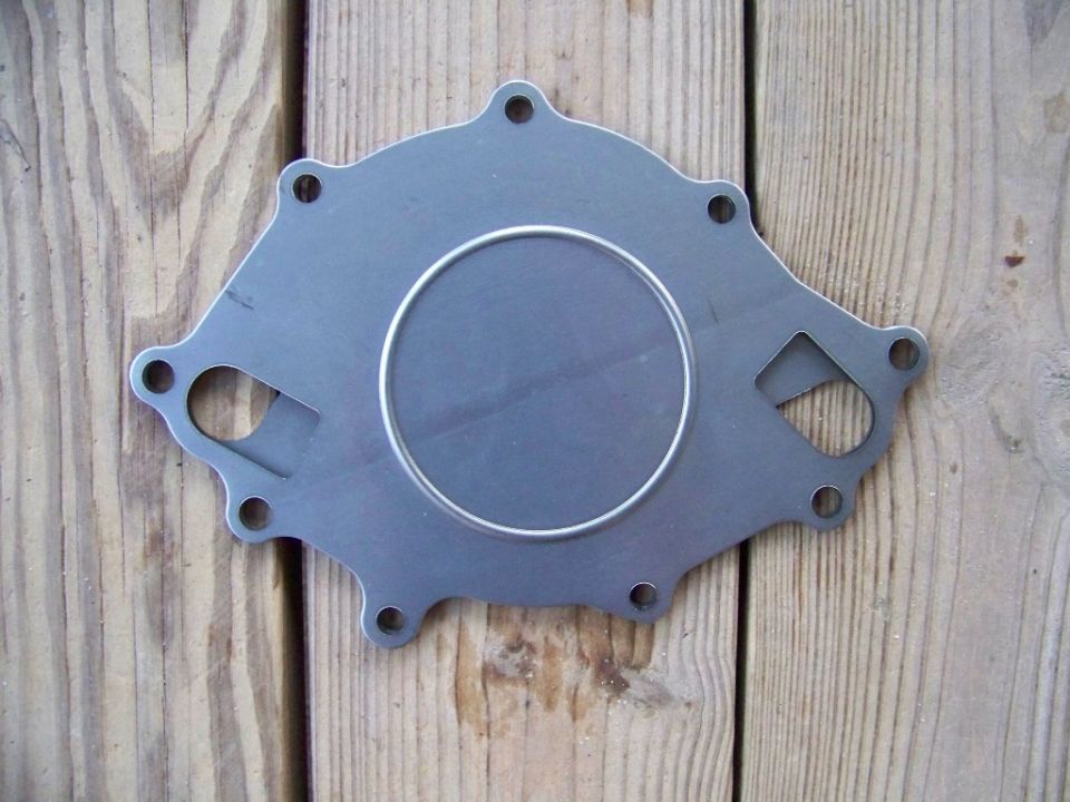 The 2 back plates overlaid so the holes line up.