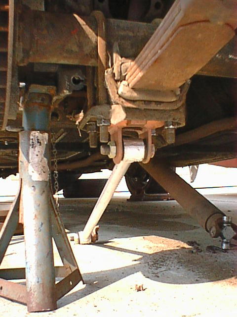 1962 Ford Thunderbird - yup, they fit! i still have to weld on the front bracket.