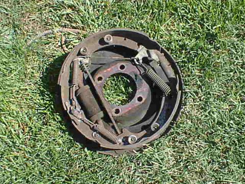 1962 Ford Thunderbird - the stock brake assembly, i used the center of this as a spacer for the new setup.