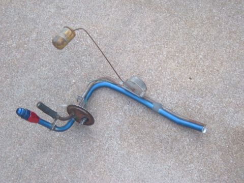 1981 Ford LTD - And this is view 2 of the new pickup. It's strapped to the factory pickup and takes the place of the stock fuel return pipe. I glued it in…