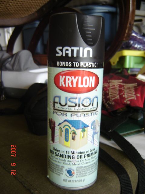 1993 Ford Bronco - Here's what I'm gonna try out. Krylon Fusion in Satin Black.