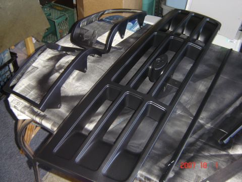 1993 Ford Bronco - All painted up. Three coats total. Used almost two cans.