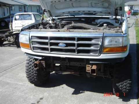 1993 Ford Bronco - Gettin ready to remove the chrome junk.
