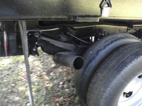 1996 Mercury Grand Marquis - This photo shows the rear axle assembly and exhaust system of a truck, not a 1996 Mercury Grand Marquis.