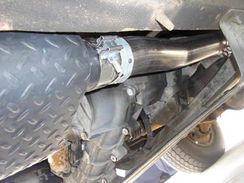 1996 Ford Bronco - Super 44 flowmaster in place.
