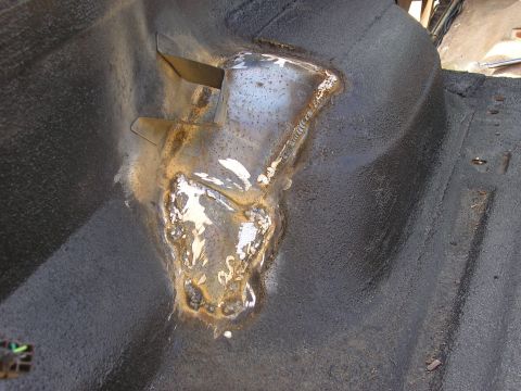 1996 Ford Bronco - rear wheel well patch.
