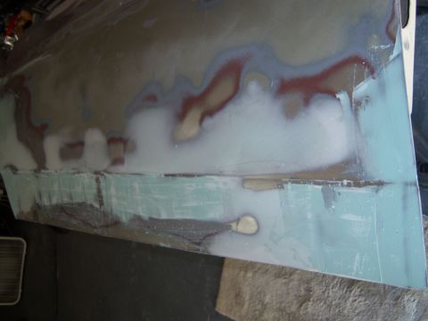 1967 Ford Ranchero - finishing up on the door