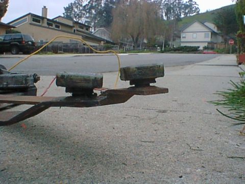1977 Ford F-250 - Here is a side view of the rollers. I am not sure if you can tell but I have already modified the one on the left.