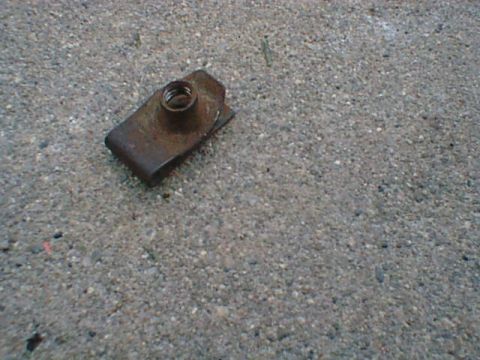 1977 Ford F-250 - Here are the clips I used to mount the regulator. I put 4 of these on each regulator. I did not use the top rear hole or the bottom front h…