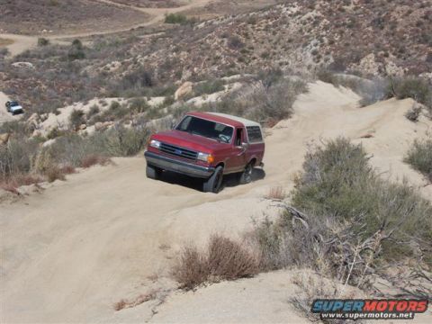 1990 Ford Bronco - 1st hill climb on Cleghorn