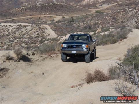 1990 Ford Bronco - Cleghorn 1st hill, Chris is coming up!