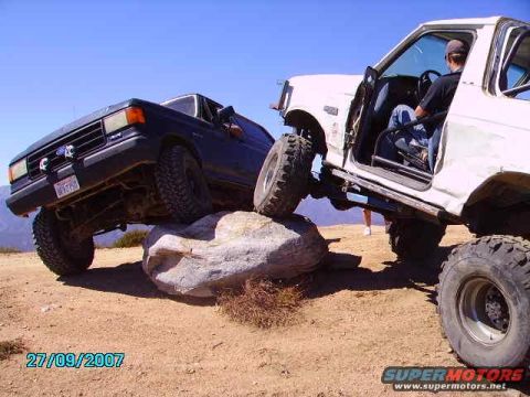 1990 Ford Bronco - Ian and Scott owning the Rock