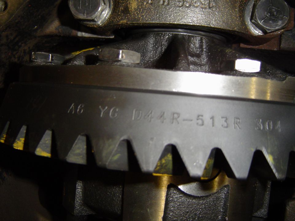 Differential ring gear stamped 46 YG D44R-513R 304
