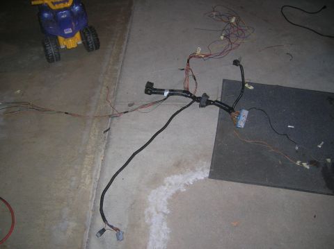 1985 Ford Bronco - starting to look like a wiring harness.