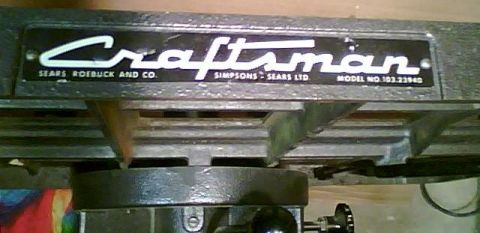 1995 Ford Bronco - Close-up of a Craftsman tool's nameplate, indicating it is from Sears.