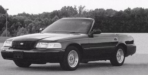 1999 Ford Crown Victoria - This 1999 Ford Crown Victoria has been modified into a convertible.